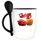 Кружка с ложкой