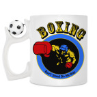 Кружка с футбольным мячиком