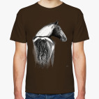 Классическая футболка Конь