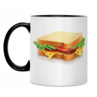 Кружка двухцветная