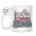 Кружка с футбольным мячиком