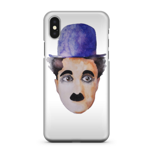 Чехол для iPhone X Чарли Чаплин