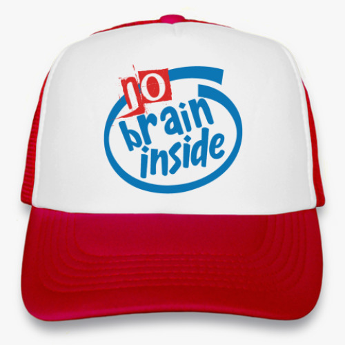 Кепка-тракер No brain inside Кепка