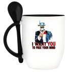 Кружка с ложкой