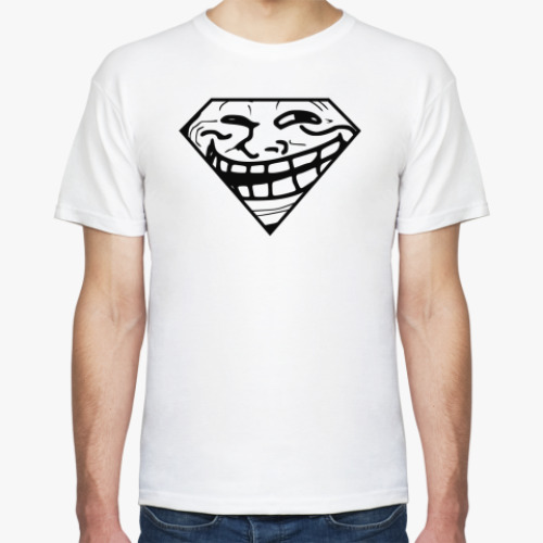 Футболка Trollface & Superman