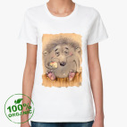 Женская футболка органик