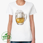 Женская футболка органик