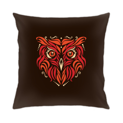 Подушка с принтом Сова - Owl