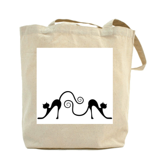 Сумка шоппер с принтом Грация