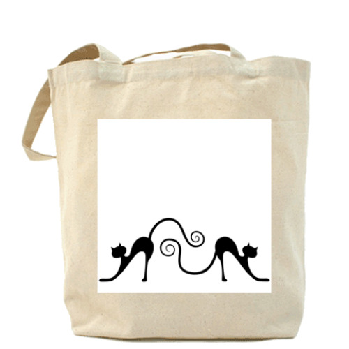 Сумка шоппер с принтом Грация