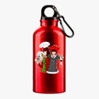 Металлическая бутылка 400 мл UV-DTF