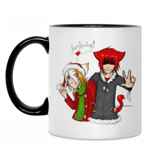 Кружка с принтом With love >3