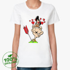 Женская футболка органик