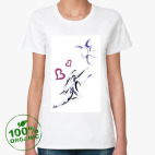 Женская футболка органик