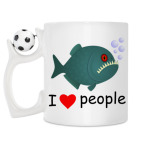 Кружка с футбольным мячиком