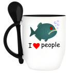 Кружка с ложкой