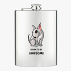 Фляжка стальная