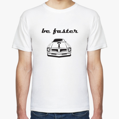 Футболка с принтом Be Faster