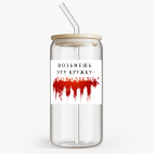 Банка с бамбуковой крышкой