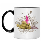 Кружка двухцветная