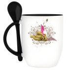 Кружка с ложкой