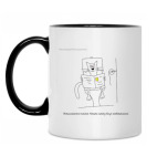 Кружка двухцветная