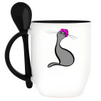 Кружка с ложкой