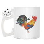 Кружка с футбольным мячиком