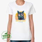 Женская футболка органик