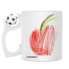 Кружка с футбольным мячиком