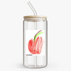 Банка с бамбуковой крышкой