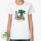 Женская футболка органик