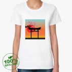 Женская футболка органик