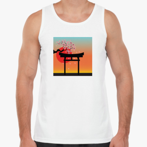 Майка с принтом Япония