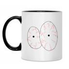 Кружка двухцветная