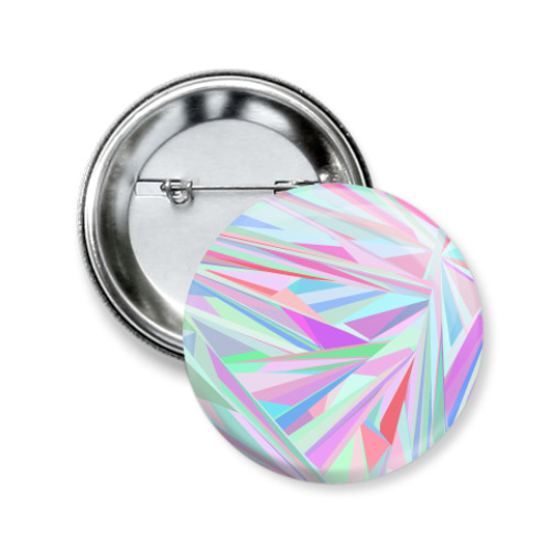 Значок 50мм с принтом Леди