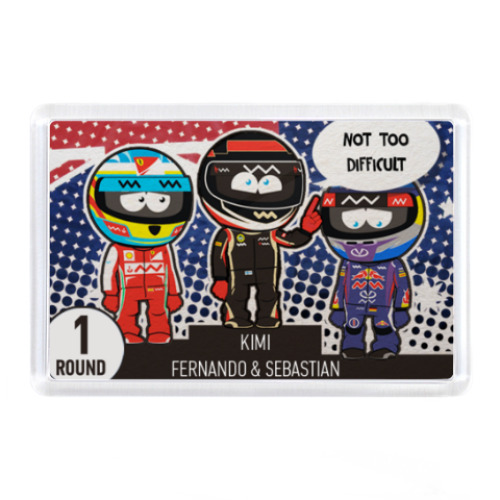 Магнит NOT TOO DIFFICULT