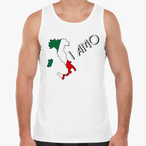 Майка с принтом Я люблю тебя по-итальянски