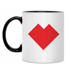 Кружка двухцветная