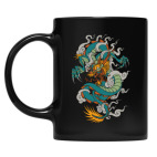 Кружка цветная UV-DTF