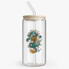 Банка с бамбуковой крышкой