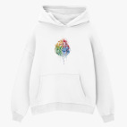 Толстовка худи оверсайз