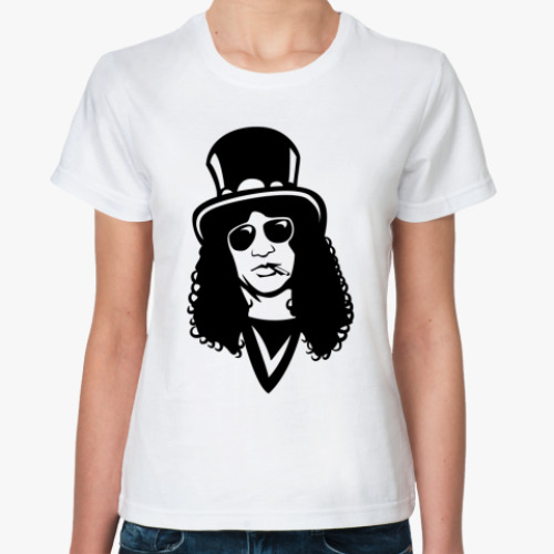 Классическая футболка с принтом Slash