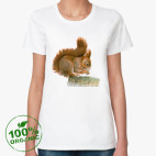 Женская футболка органик