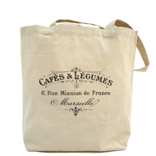 Сумка шоппер с принтом Прованс