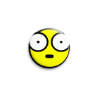 Значок 25 мм Shocked