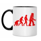 Кружка двухцветная