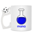 Кружка с футбольным мячиком