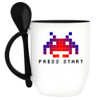 Кружка с ложкой