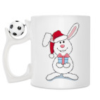 Кружка с футбольным мячиком